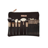 Set van 15 Make-up kwasten, Luxorise, Goud, Inclusief zakje