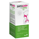 ZatoGrip Sciroppo aromatizzato al lampone per bambini di età superiore a 1 anno 120ml