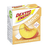 Minis pastiglie di destrosio alla pesca, 50g, Dextro Energy