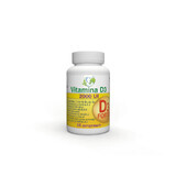 Vitamina D3 Forte 2000 UI, 60 compresse, Justin Pharma