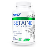 SFD Betaine HCl + pepsine, 120 comprimés