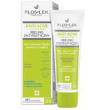 Flos-Lek Pharma Anti Acne Peeling enzimatico per pelle mista e a tendenza acneica, 50 ml