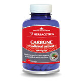 Carbone medicinale attivato, 120 capsule, Herbagetica