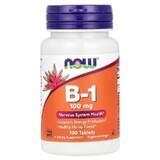 Vitamina B-1, 100 mg, 100 compresse, Now Foods