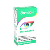 Soluzione oftalmica per occhi secchi Onvision Dezalerg, 10 ml, Sun Wave Pharma