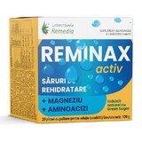 Reminax Activ sali di reidratazione + magnesio e aminoacidi, 20 bustine, Remedia