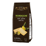 Crackers Scrocchi Olives vertes, 175 g, Laurieri