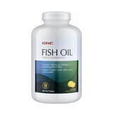 Olio di pesce Gnc, Olio di pesce al gusto naturale di limone, 360 Cps