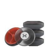 Promixx Core Pill Pill Case Graphite, Scatola magnetica per la conservazione degli integratori