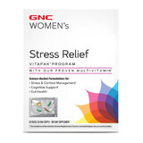 Gnc Women's Women's Vitapak Stress Relief, Programma per la riduzione dello stress, 30 bustine