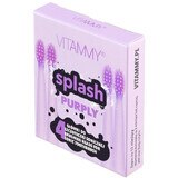 Vitammy SPLASH Manici di ricambio per spazzolini viola 4 pz.