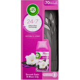 Airwick Freshmatic Diffusore e ricarica deodorante per ambienti Soft Satin e Moon Lily 250 ml