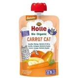 Holle Organic Puree - Carrot Cat - Carotte, mangue, banane et poire 100 g