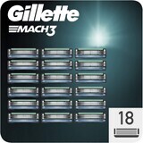 Gillette Mach3 Men's Replacement Shaving Heads Mach3 18 pieces