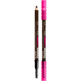 NYX Professional Makeup Powder Louder Brow Pencil Wenkbrauwpotlood, donkerbruin