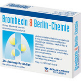 Bromhexine 8 BERLIN-CHEMIE 8 mg 25 compresse