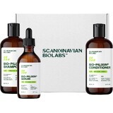 Hair Growth Routine for Men - Shampoo + Balsamo + Siero, 2 x 250 + 1 x 100 ml, Scandinavian Biolabs