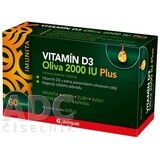 Glenmark VITAMINA D3 Oliva 2000 UI Plus 60 capsule