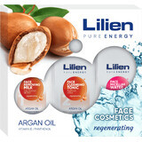 Confezione regalo Lilien Cosmetici per il viso Olio di Argan 3 x 250 ml