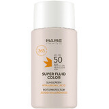 Babé SUPER FLUID COLOUR FLUID SPF50 fluido colorato per il viso per tutti i tipi di pelle 50 ml