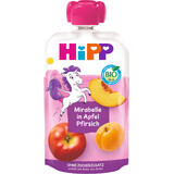 HiPP HiPPis ORGANIC Capsula di mela, pesca e mirabelle 100 g