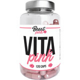 GymBeam BeastPink Multivitamine Vita Roze 120 capsules