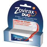 Zovirax Duo crema per ulcere labiali con aciclovir e idrocortisone 2 g