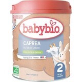 Babybio Caprea 2 Continuare lapte de capră organic pentru sugari 800 g