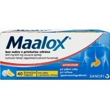 Maalox sugar free with lemon chewable 40 tablets