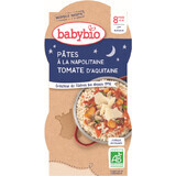 Babybio menú Buenas noches Pasta napolitana 2 x 200 g