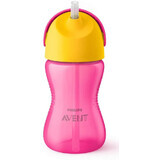 Philips Avent Straw cup from 12 months - girl 300 ml