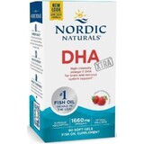 DHA acid Xtra 1660 mg, fragola, 60 capsule Nordic Naturals