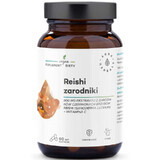 Spori Reishi 800 mg + vitamina C 60 capsule Aura Herbals