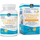 Ultimate Omega 3, 1280 mg, gelatina di pesce con limone 60 capsule Nordic Naturals