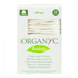 Bacchette con cotone biologico, 200 pezzi, Organyc