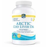 Olio di fegato di merluzzo artico al limone (180 capsule) Nordic Naturals