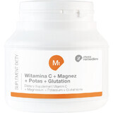 MT Vitamina C + Magnesio + Potassio + Glutatione 150G, Invex Remedies