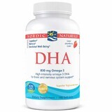 DHA 830 mg Omega 3 Fragola 180 capsule molli 180 capsule Nordic Naturals