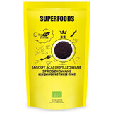 SUPERFOOD Bacche di Acai biologiche liofilizzate in polvere 100g BIO PLANET BIO PLANET