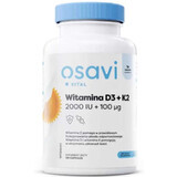 Osavi Vitamine D3 2000IU + K2 100mcg - 120 softgels