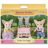 Set di 4 statuette delle famiglie Sylvanian delle volpi Fennec, +3 anni, Epoch