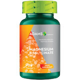 Magnesium Bisglycinate, 800 mg, 90 capsules, Adams Supplements