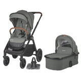 Passeggino 2 in 1 Aspen, fino a 22 kg, verde muschio, Coccolle