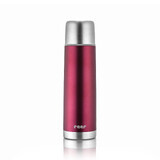 Fiaschetta thermos in acciaio inox, fiaschetta per il vuoto, rossa, 450 ml, Reer