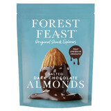 Salted almonds coated in Belgian dark chocolate, 120 g, Forest Feast