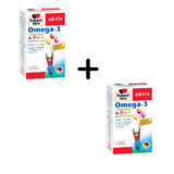 Omega 3 Vitamina A+D+E+C per bambini, 2 x 30 capsule, Doppelherz