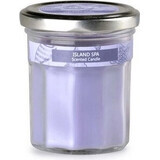 Emocio Purple glass bottle with metal lid Island Spa scented candle 1×1 pc, size 69 x 85 mm