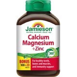 JAMIESON CALCIUM, MAGNESIUM WITH ZINC 1×120 tbl, calcium + magnesium + zinc