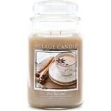 Village Candle Candela profumata in bottiglia - Chai Tea Latte - Tè alla cannella, grande 1×1 pz.