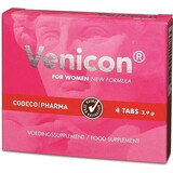 Cobeco compresse afrodisiache Venicon Women 1×4 tbl, per donne